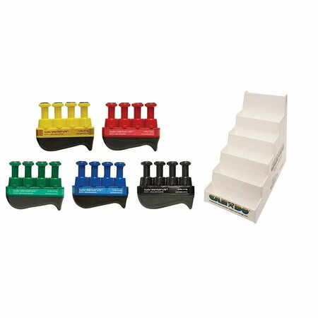 DIGI-FLEX Fitness Hand Exerciser with Plastic Stand - Set of 5 DI128880